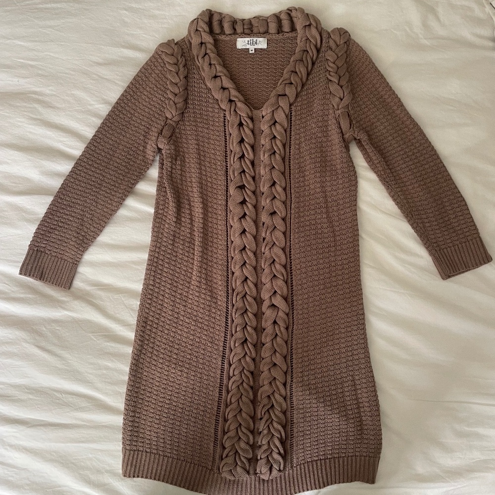 Tibi sweater dress - taupe